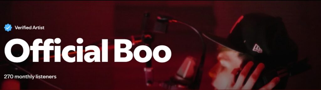 official boo on Spotify